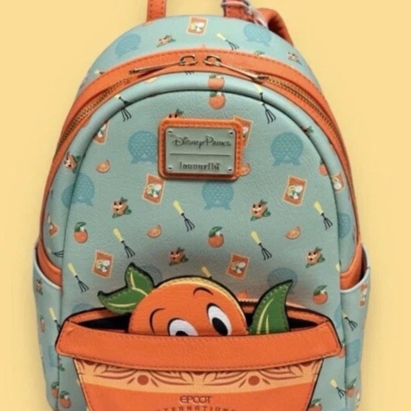Orange bird loungefly backpack and orange bird Mickey ears - Picture 4 of 5
